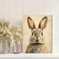 thumbnail image 2 of Qisvanset 12x16 Inch With Frame 2D Flat Wall Art Vintage Rabbit Sketch Neutral Baby Nursery Wall Art Print, 2 of 8