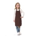thumbnail image 1 of TOPTIE Kids Aprons with Pocket & Adjustable Strap, Child Chef Bib Apron for Kitchen Cooking Baking Painting-Coffee-XXL, 1 of 8