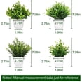 thumbnail image 2 of Artificial Potted Flowers 4pcs Fake Small Plant in Pot Mini Faux Plant Door House Office Tabletop Kitchen Colorful Greenery Decor, 2 of 5