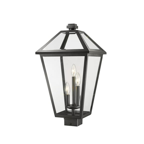5 Light Outdoor Linear Pendant In Outdoor Style-10 Inches Tall And 4.5 Inches Wide-Matte Black Finish Z-Lite 588-5L-Bk