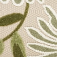 thumbnail image 4 of Nourison Aloha Indoor/Outdoor Ivory Green 9' x 12' Area Rug (9x12), 4 of 9