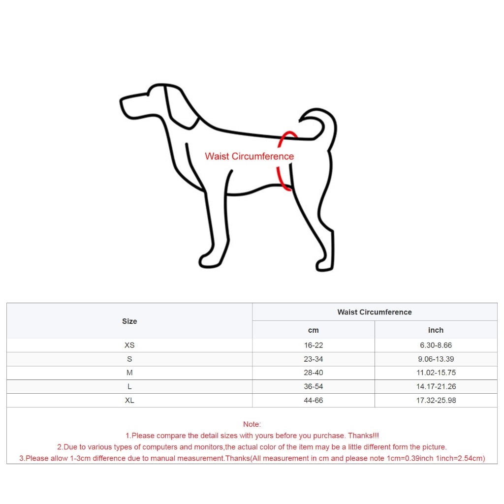 AOOOWER Reusable Dog Sanitary Panties Nappies with 50pcs Poop Bag Sanitary Diaper