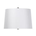 thumbnail image 4 of 25" Chrome Ceramic Table Lamp w/ Sparkly White Empire Shade (Set of 2), 4 of 5