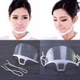 thumbnail image 3 of 10 unidades de protección facial de plástico transparente, antivaho, protección contra salpicaduras de aceite, visera de protección facial, escudo, higiene alimentaria, servicio de Chef, restaurante, 3 of 5