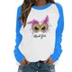 thumbnail image 2 of Xuyuer Mardi Gras Shirts for Women Shirt Funny Mask Graphic Tee Carnival Long Sleeve Shirt V Neck Top, 2 of 6