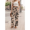 thumbnail image 2 of JWD Women's Wide Leg Pants with Pockets High Waist Adjustable Knot Loose Casual Trousers Business Work Casual Pants, 2 of 10
