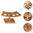 thumbnail image 4 of 1pc Japanese Hand Roll Bamboo Storage Rack Ice Cream Cone Holder (Four Holes), 4 of 7