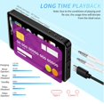 thumbnail image 3 of Reproductor MP3 de pantalla completa de 4 pulgadas de 16 GB con Bluetooth 5.0 - Negro, 3 of 4
