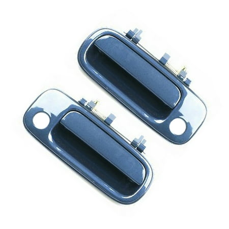 Brand New For Front 1992 1996 Toyota Camry Blue Haze Pearl 8j6 Outside Door Handle Set 2 92 93 94 95 96