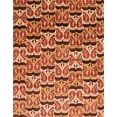 thumbnail image 1 of Ahgly Company Machine Washable Indoor Rectangle Abstract Orange Area Rugs, 3' x 5', 1 of 7