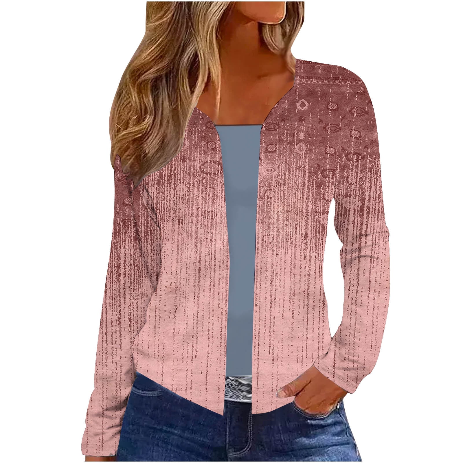 TAGOLD Women's Lightweight Open Front Cardigans,Fashion Women Long