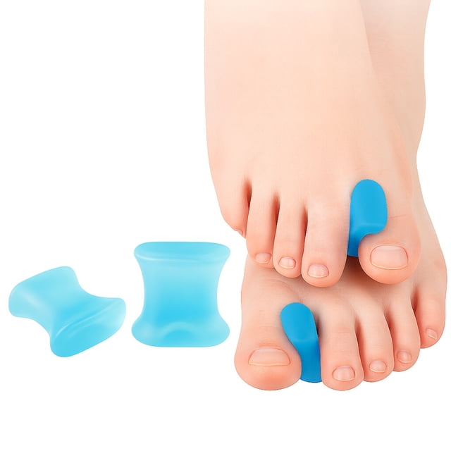Par Separador de Dedos para Pies Antifricción | Corrector | Azul | Talla M
