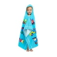 thumbnail image 3 of Wildkin Kids Hooded Beach Towel Poncho for Boys and Girls (Trains, Planes & Trucks Blue), 3 of 7
