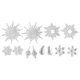 thumbnail image 5 of Adornos Colgantes Strade Fareast Limited 12 Piezas Acrílico Navidad, 5 of 8