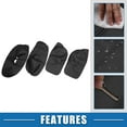 thumbnail image 3 of Cubierta de reposabrazos Unique Bargains para Volkswagen Golf MK4 2002-2005 negro juego de 4, 3 of 7