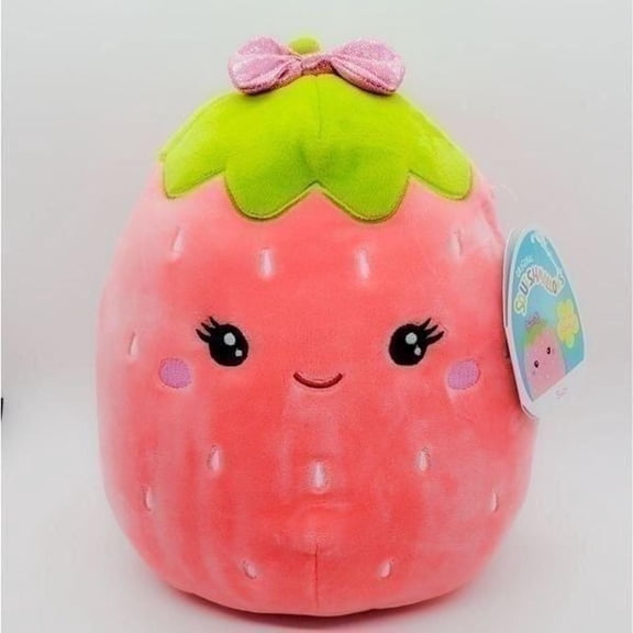 Squishmallow - SUZY the pink Scented Strawberry 8" Plush (BONUS 1 FUN CHOPS)