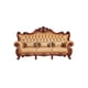 thumbnail image 2 of Leather sofa solid wood suite villa first floor leather living room luxury retro sofa My Lux Decor Round, 2 of 23