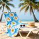 thumbnail image 4 of Super Absorbent Microfiber Beach Towel Quicks Dry Lightweight Bath Towel For Swimming Pool Travel Camping Soft Sand Free Towel, 4 of 6