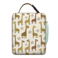 thumbnail image 6 of Giraffe Insulated Lunch Bag Box Men Reusable Lunch Tote Bag with Water Bottle Holder Cooler Tote Bag Office Hiking, 6 of 6