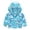Light Blue, variant on ATOGUTA Boys Girls' Lightweight Puffer Jacket Cute Print Zip Up Hooded Jacket Boys Girls Long Sleeve Windproof Coat Multicolor, Size 18M-5T