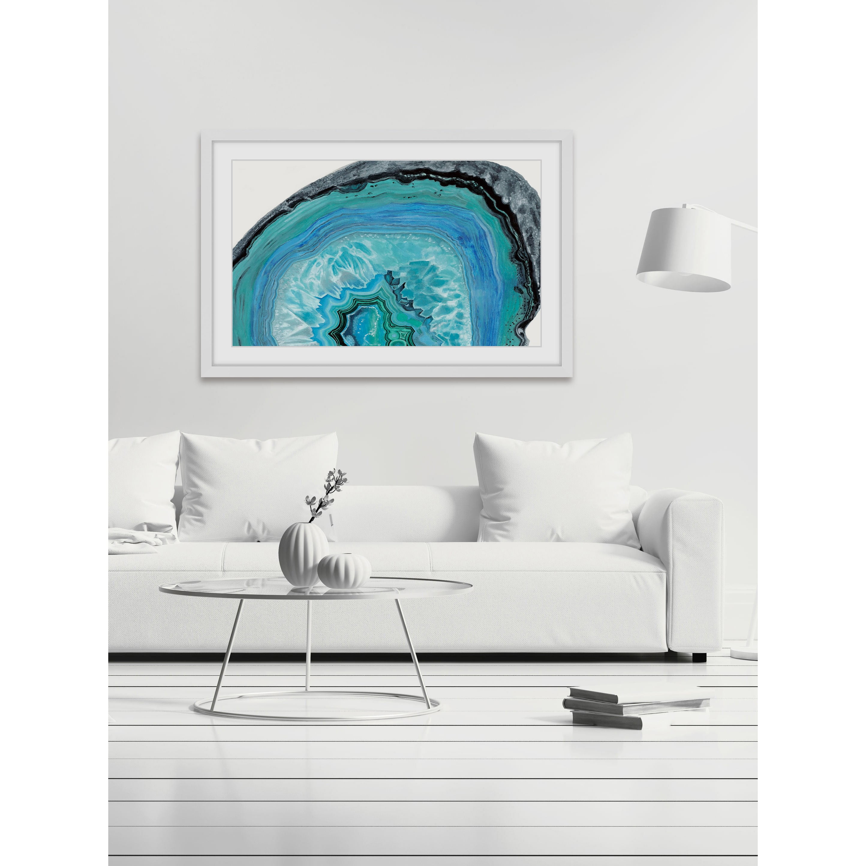 "Agate Studies II" Framed Painting Print