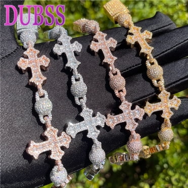 10mm Tennis Bracelet For Women & Men - 18K Gold/Rose Gold/White Gold Plated, Iced Out With Secure Clasp 6 thumbnail image