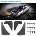 thumbnail image 2 of Custom No Drill Mud Flaps For Dodge Challenger 2015-2023, Splash Guards Molded Front And Rear Set 4Pcs, Fender Cover Black Accessories-Black-For Mazda3 BP 2019-2024, 2 of 5