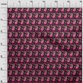 thumbnail image 2 of oneOone Viscose Chiffon Fabric Leaves|Floral & Paisley Block Print Sewing Fabric BTY 42 Inch Wide, 2 of 4