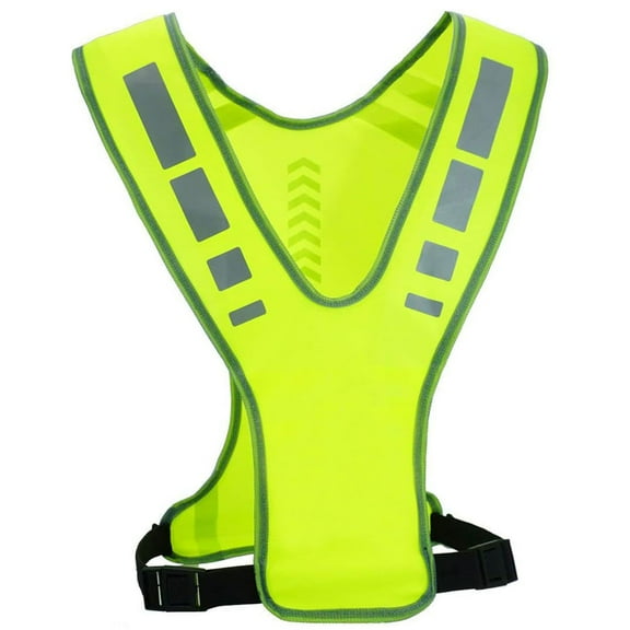 MaximalPower Reflective Vest for Walking at Night - Adjustable Reflective Safety Gear for Men, Women, Kids - Reflective Belt Sash for Running, Walking, and Biking (Medium)