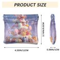 thumbnail image 3 of PU Leather Coin Purse Wallet Compact Water-Resistant Card Cases Money Organizers Christmas Tree Made Of Candy, 3 of 7