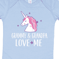 thumbnail image 4 of Inktastic Grammy and Grandpa Love Me Girl Unicorn Girls Baby Bodysuit, 4 of 5