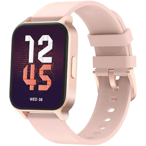 wonima11 Smart Watch for Women Men, 200+ Watchfaces IP67 WaterproofFitness Tracker with Heart Rate, Blood Oxygen, Sleep Monitor, 1.69'' Step Calorie Counter Fitness Watch for Android iOS,Pink