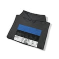 thumbnail image 4 of Estonia Estonian Pride Flag Hoodie, Gifts, Hooded Sweatshirt, 4 of 4