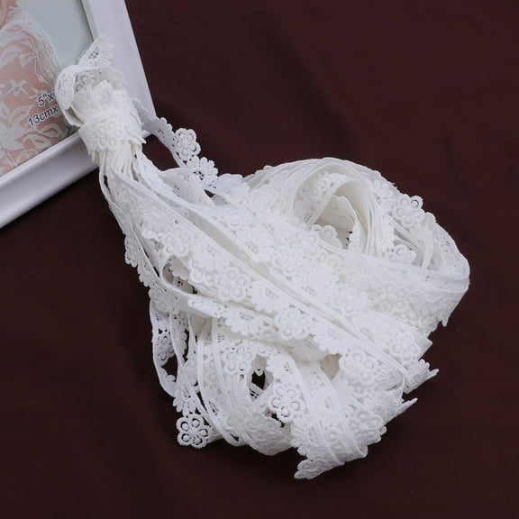 WHAMVOX 10 Yard Bride Lace Wedding Dress Accessories Embroidered Applique