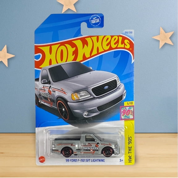 Hot Wheels 99 Ford F-150 SVT Lightning 210/250 Gray, The 90s 5/10