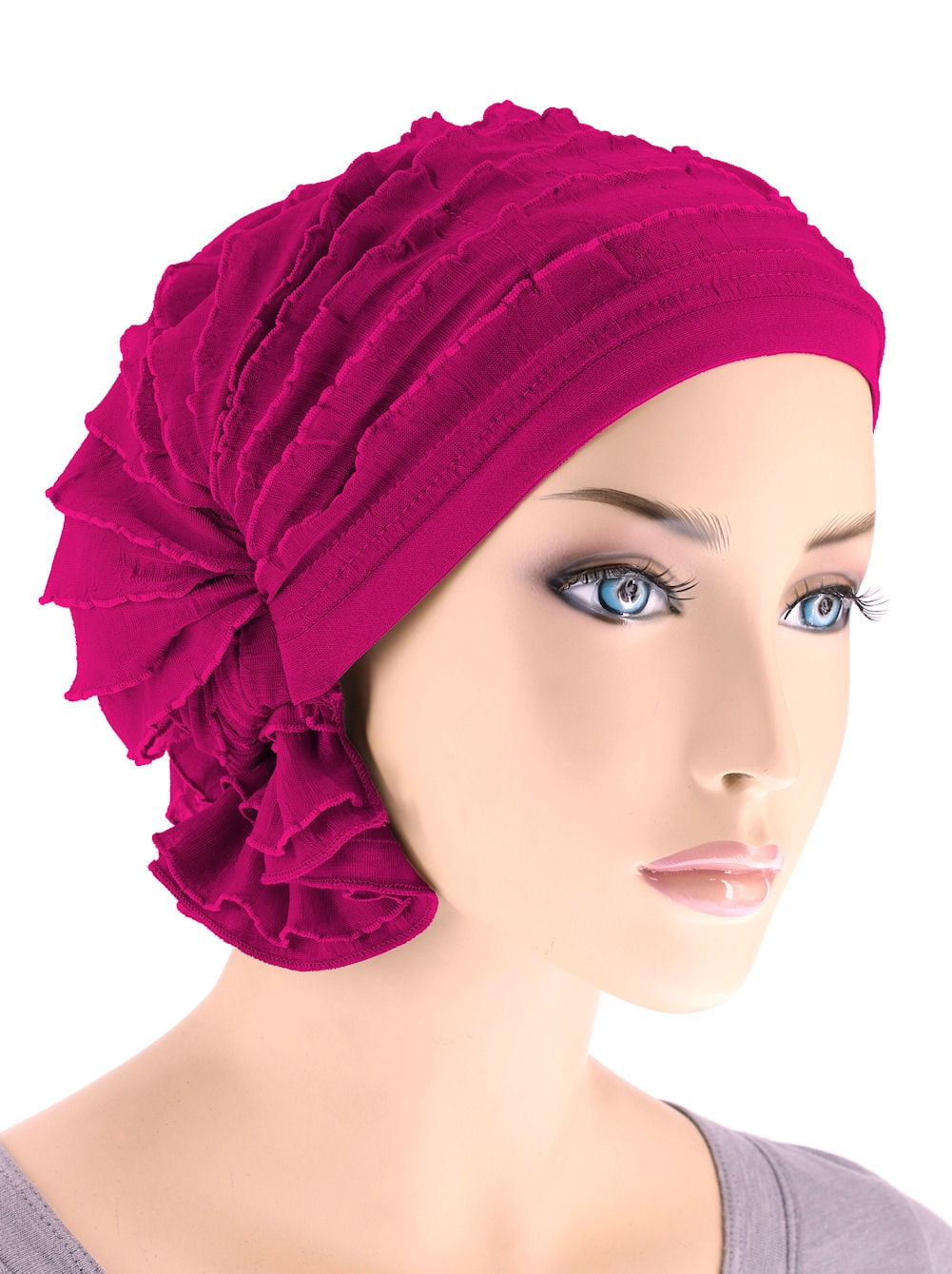 TurbanDiva Turban Plus The Abbey Cap ® Womens Chemo Hat Beanie Scarf