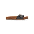 thumbnail image 4 of Time and Tru Women's One Buckle Footbed Slide Sandals, 4 of 8