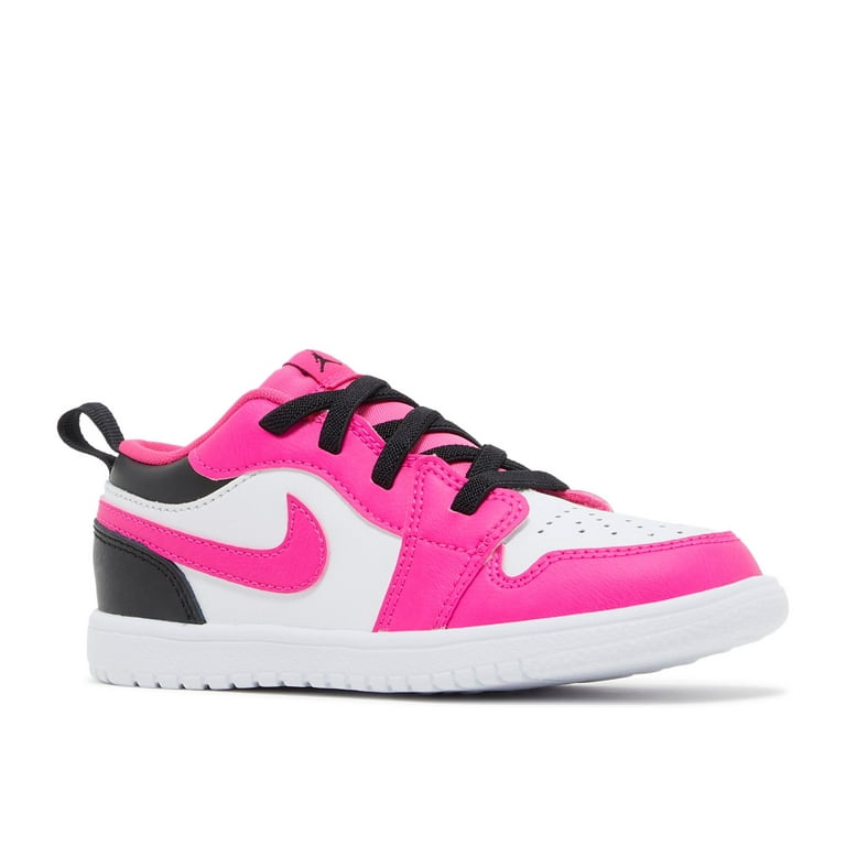 Toddler s Jordan 1 Low Alt White Fierce Pink Black DZ6956 160 3 Walmart