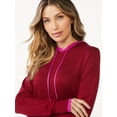 thumbnail image 3 of Sofia Intimates by Sofia Vergara Women's Luxe Knit Lounge Hoodie, 3 of 6