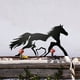 thumbnail image 4 of Estaca de caballo decoración de jardín de hierro – Escultura de arte de hierro hueco luminoso 30x30cm, adorno de césped exterior resistente a la intemperie para jardín y patio, regalo artesanal, 4 of 6