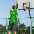 thumbnail image 5 of Xecao St Patrick's Day2 print basketball shirt for both men and women, a unisex basketball jersey perfect for theme parties-4X-Large, 5 of 6