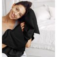 thumbnail image 6 of White Classic Luxury Bath Towels Large Pack of 4, Hotel Quality Bathroom Towel 27 x 54 Set, Black Shower Cotton Towels 4 Pack, Large Thick Plush Bath Towels 700 Gsm For Body, Hair, Pool, Gym, Black, 6 of 9