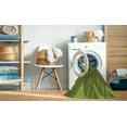 thumbnail image 2 of Ahgly Company Machine Washable Indoor Rectangle Transitional Antique Bronze Green Area Rugs, 8' x 10', 2 of 7