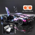 thumbnail image 6 of Remote Control Car Building Block Set, 1:14 Scale Technical Supercar Model with LED Lights, STEM Toy Gift for Adults and Teens, 6 of 9