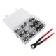 thumbnail image 2 of Abrazaderas De Manguera De Acero Inoxidable 304 De 130 Piezas Kit Surtido De Abrazaderas De Manguera De 6 A 21 Mm para Bebidas, Automóviles, Barcos, Motocicletas Y Aplicaciones Industriales, 2 of 14