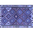 thumbnail image 1 of Ahgly Company Indoor Rectangle Persian Blue Traditional Area Rugs, 4' x 6', 1 of 4