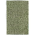 thumbnail image 1 of Trans-Ocean Imports CRE69842206 6 ft. 6 in. x 9 ft. 4 in. Liora Manne Carmel Texture Stripe Indoor & Outdoor Rug Wilton Woven Rectangular Rug - Green, 1 of 1