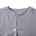 thumbnail image 5 of Pyhlmscde Womens Daily Casual Solid Long Sleeve Shirt Tops Pockets Elastic Pants Shirt Trousers Set, Lounge Sets for Women, Two Piece Sets for Women Dark Gray 5XL, 5 of 9