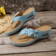 thumbnail image 6 of YLYL Wedge Sandals for Women Flip Flops Dressy Flower All-Day Comfort Casual 2026 Summer Beach Slippers, 6 of 9