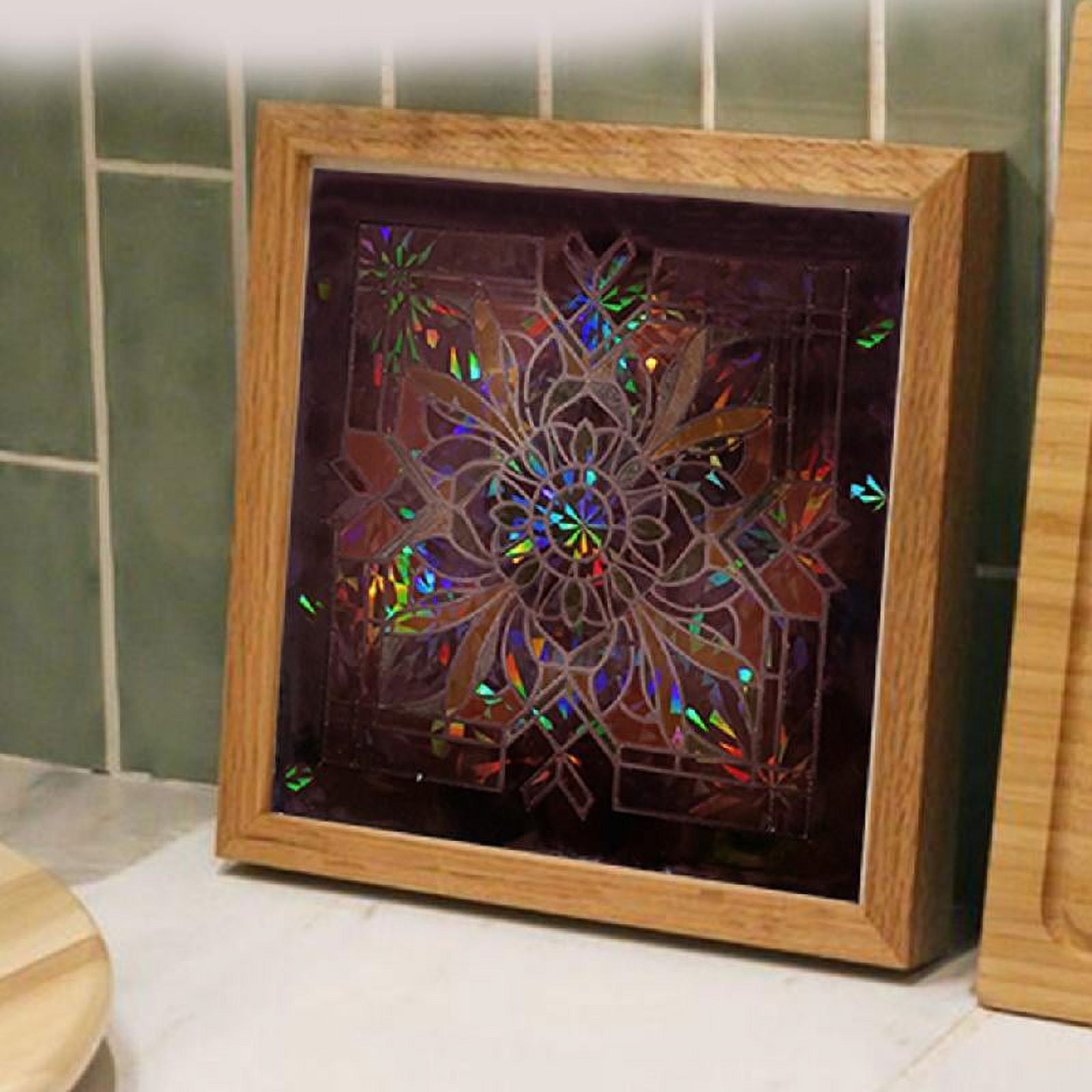 Resin Tray Mold Holographic Square Epoxy Casting Mold for Exhibition Home Decor